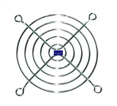 InLine Lüftergitter Metall, verchromt - 80x80mm, langlebig und robust für flexible Gestaltung in Gehäusen