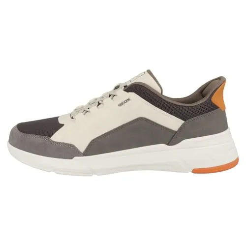 GEOX Vittour Sneaker für Herren in Grau, Größe 43 - Entscheiden Sie sich für den GEOX Vittour Sneaker – langlebig und stilvoll. Die innovative RESPIRA™ Technologie sorgt für ein angenehmes Fußklima, während das elegante Design perfekt zu Ihrem urbanen Lifestyle passt.