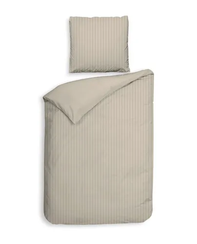 Heckett and Lane Bettwäsche Banda, Mako-Satin, 2-teilig - Luxuriöse Bettwäsche Banda aus hochwertigem Mako-Satin mit elegantem Streifenmuster. Atmungsaktiv und mit Reißverschluss, ideal für einen erholsamen Schlaf. Erhältlich in verschiedenen Größen und Farben.