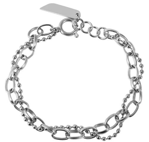 Adelia´s Armband Damen Armband aus Edelstahl 18 cm, Eine schöne Geschenkidee für jeden Anlass