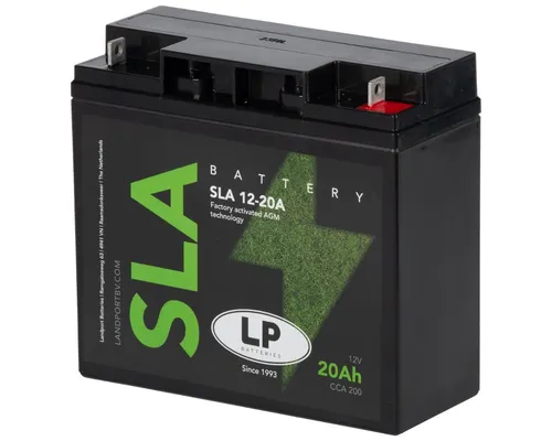 Landport 12-20A Motorradbatterie GEL 12V 20Ah von Landport