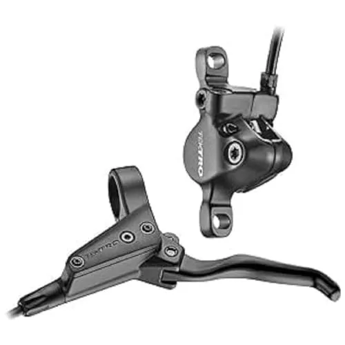HD-T280 Scheiben-MTB-Bremse – linker Hebel – 1900 mm Schlauch – schwarz - Fahrradbremsen mit hervorragender Kühlleistung und zusätzlichem Komfort für sicheres Fahren im Gelände.