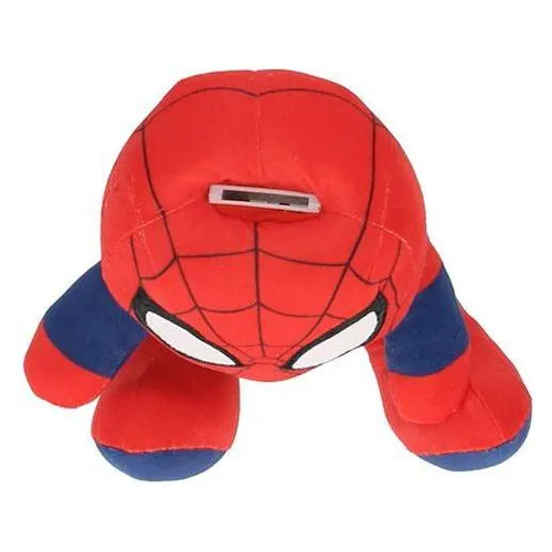 Textiel Trade B.V. Spardose Spiderman Plüschfigur - Weiche Spider-Man Spardose aus Plüsch – ideal zum Sparen und als dekoratives Element. Mit Münzschlitz und lebendigem Design. Perfekt als Geschenk für Kinder und Superhelden-Fans. Größe: 20cm.
