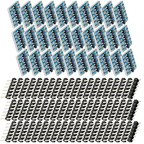 AZDelivery 30 x IOT 4 Kanal IIC I2C Premium Quality Pegelwandler | Bi-direktionales Modul 5V zu 3.3V | Kompatibel mit Arduino und Raspberry Pi