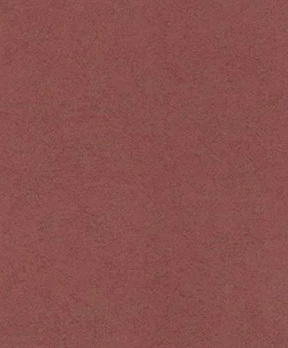 Rasch Tapete 699838 - Einfarbige Vliestapete mit leichter Putz-Optik, Beton-Optik in Rot