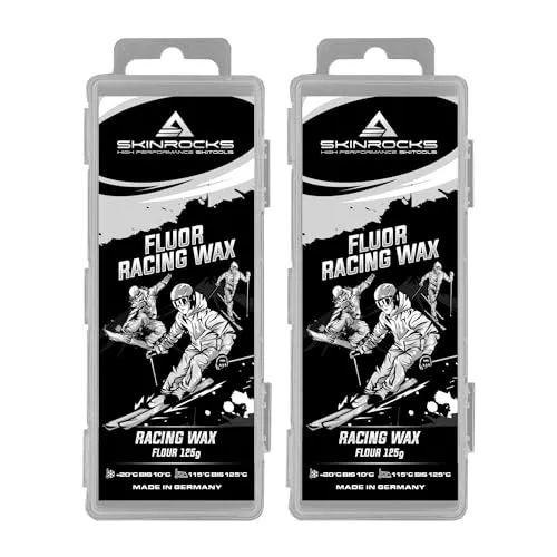 SkinRocks Fluor Racing Wax Mix Gleitwachs Ski Langlauf Snowboard Basiswachs (250)
