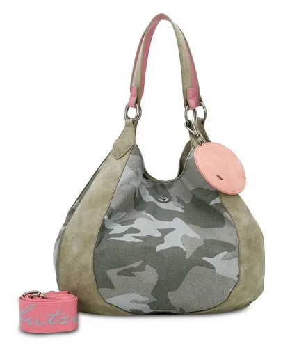 Fritzi aus Preußen Shopper Izzy Woo Canvas - Set, 2-tlg, Camo Jungle - Stylischer Shopper im Tarnmuster mit praktischem 2-teiligen Set, ideal für den Alltag und umweltfreundlich aus Baumwolle und Polyester gefertigt.