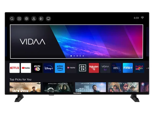 Telefunken QLED 43 Zoll Smart TV VIDAA QU43VP750S in schwarz von Telefunken