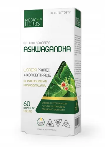 Medica Herbs Ashwagandha-Extrakt Adaptogen Stress