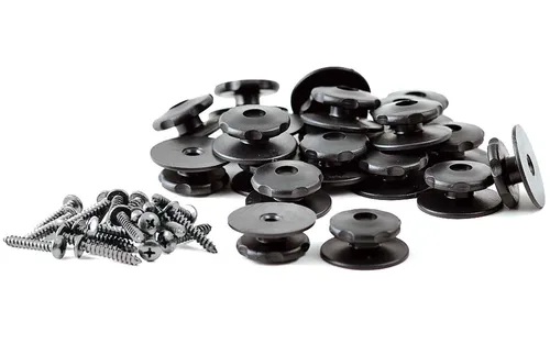 20x Anhänger Rundknöpfe Anhängernetz Ladefläche Ösen Planenknopf Zurrösen