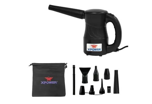 XPOWER Electric Air Duster A-2S - Vielseitiges Staubgebläse - Staubgebläse für präzises Reinigen und Trocknen, mit 90 CFM Luftstrom und 2 Geschwindigkeitsstufen für maximale Flexibilität.