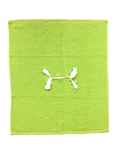 EXKLUSIV HEIMTEXTIL Handtuch mit Nasenschlitz für Massageliege 1 Stück Apfelgrün