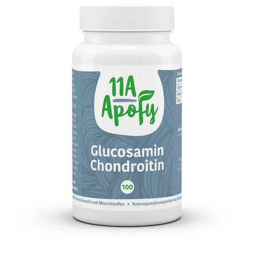 Glucosamin Chondroitin | Glucosaminsulfat aus veganer Quelle | 100 Kapseln