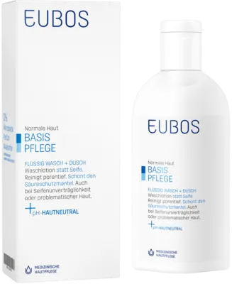 EUBOS BASIS PFLEGE FLÜSSIG WASCH + DUSCH 200 ml von EUBOS