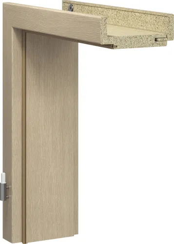 GetaDoor Zarge CPL Cappuccino 86 cm DIN rechts von Getadoor