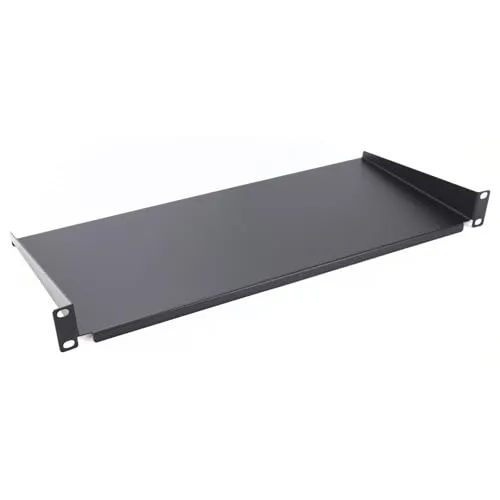 Kenable Feste freitragende Regal, 1U, 200 mm tief, Schwarz, 48,3 cm (19 Zoll) Datenschrank-Halterung