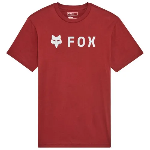 Fox Absolute Premium SS Herren T-Shirt - Dunkelrot, Größe L - Herren-Shirt aus hochwertigem Material, bequem und stylisch - perfekt für Freizeit und Sport!