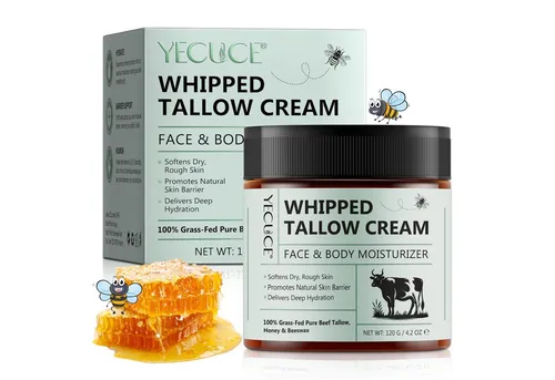 P-Beauty Cosmetic Accessories Tagescreme Hautpflege Gesicht Creme Hautpflegecreme Rindertalg Honig Beef Tallow, 1-tlg., Feuchtigkeitscreme, Tagescreme, Hautpflege