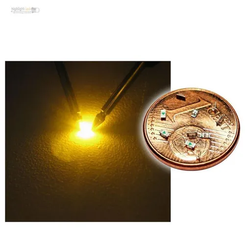SMD LED 0603 Gelb mini LEDs gelbe SMDs yellow giallo geel jaune gul amarillo 50