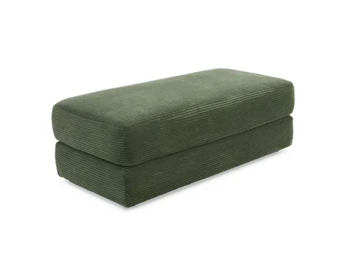 luma-home Polsterhocker 15256 - Designerhocker in Grün - Vielseitiger Polsterhocker mit modernem Design und hoher Funktionalität. Ideal als zusätzliche Sitzgelegenheit oder Fußablage, sorgt der robuste Cord-Bezug für Langlebigkeit und angenehmen Komfort.