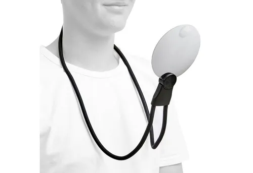 FALINGO 3-in-1 Umhängelupe - Lupen für alle Feinarbeiten: Vergrößerung bis 400% mit fester Magnetverbindung, ideal zum Lesen, Basteln und Reparieren.