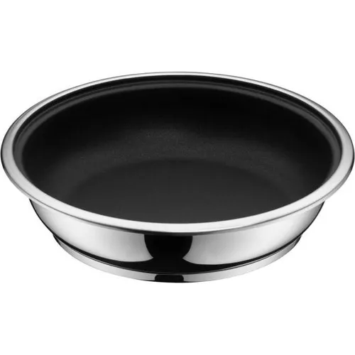 WMF Pfanne ST.P 24 CLICK&SERVE 24 cm - Antihaftbeschichtet - Pfanne ohne Griff, ideal für alle Herdarten, hitzebeständig bis 260°C. Energieeffizientes Braten dank TransTherm-Boden und multifunktional für Zubereitung und Servieren.