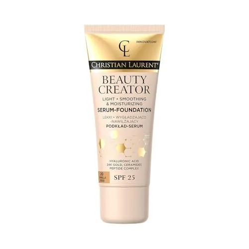 Christian Laurent Beauty Creator- Lightweight Smoothing & Hydrating Foundation-Serum with SPF25 No. 20 Vanilla beige - 30 ml