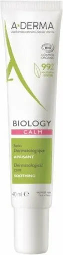A-DERMA BIOLOGY CALM beruhigende Nachtpflege 40ml - Dermatologische Nachtpflege für empfindliche Haut, spendet intensive Feuchtigkeit und beruhigt gereizte Haut.