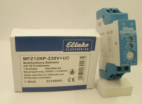 Eltako MFZ12NP230V+8.230VUC Multifunktions-Zeitrelais