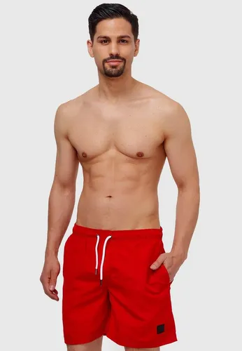 Indicode Badeshorts Herren Ferguson Schwimmshorts Männer mit elastischem Bund und Kordelzug
