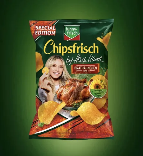 funny-frisch Chipsfrisch by Heidi Klum Brathähnchen Special Edition 130g