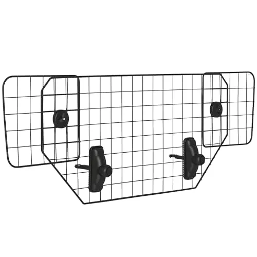 PawHut Hundeschutzgitter Metall, Kunststoff