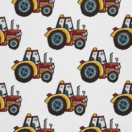 OUTDOOR DEKOSTOFFE OXFORD - Motiv Traktorfahrzeuge I DX005