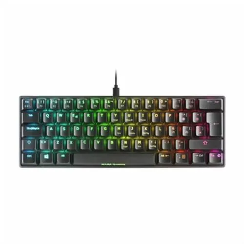 Mars Gaming MKMINIBRES, Ultra-Kompakte Mechanische Tastatur mit RGB