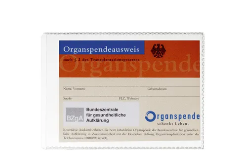 DURABLE Ausweishülle aus PP 59 x 86 mm transparent