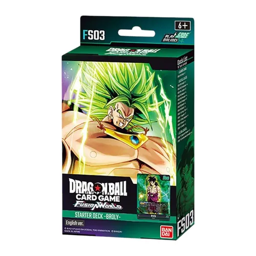 Dragon Ball Super TCG: Fusion World Starter Deck Broly Englisch Neu OVP*