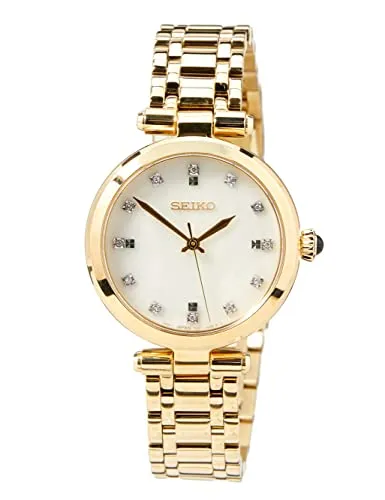 Seiko Multifunktionsuhr Quarz SRZ536P1 in gold von Seiko