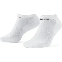 Nike Unisex Everyday Cushioned Training No-Show Socks (3 Pairs) bunt