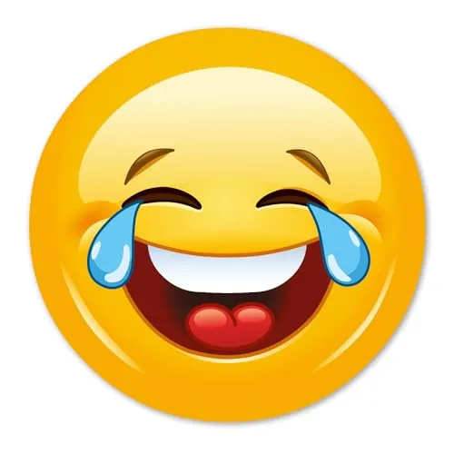 Produktbild XL Smiley-Aufkleber Tears