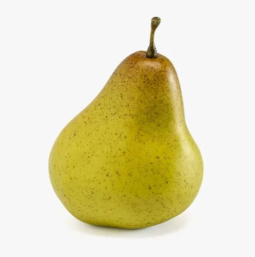 artplants.de Deko Obst Birne Kamala, grün-braun, 8cm - Kunstobst
