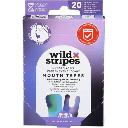 WILD STRIPES Pflaster Mouth Tapes Sunset 20 St. von New Flag