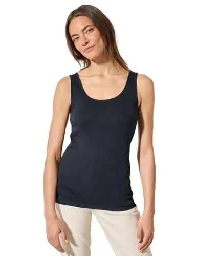Cecil Damen Basic Top aus Reiner Baumwolle