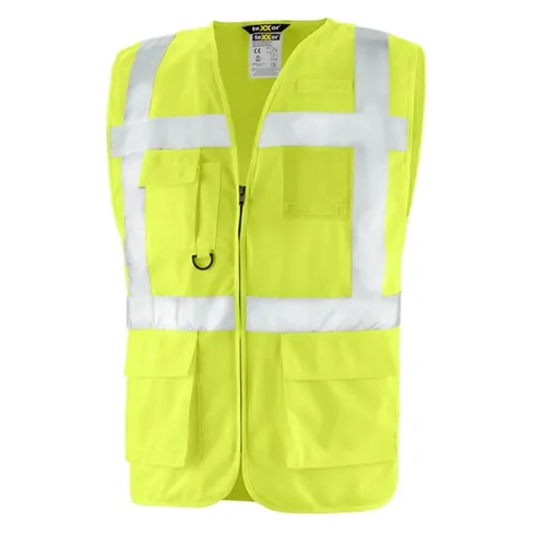 BIG Arbeitsschutz teXXor Warnschutz-Weste DUNDAS 4208 leuchtgelb Gr. 5XL