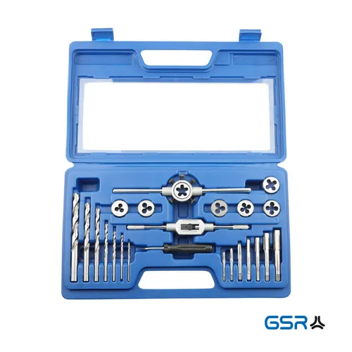 GSR Gewindeschneider Satz 24tlg. M3-M12 Spiralbohrer HSS Gewindebohrer Metrisch
