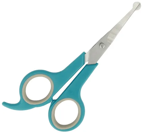 PETS AID ONLY Fell- & Pfotenschere rund 170 mm türkis