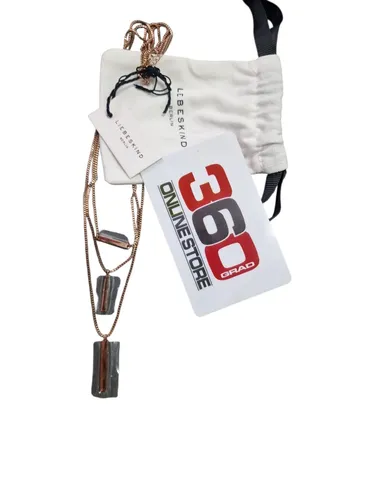 Liebeskind Berlin Layering-Halskette LJ-0447-N-47 IP Roségold - Ketten für Damen, moderne Layering-Halskette aus roségoldfarbenem Edelstahl, ideal zum Kombinieren und Verschenken für jeden Anlass.