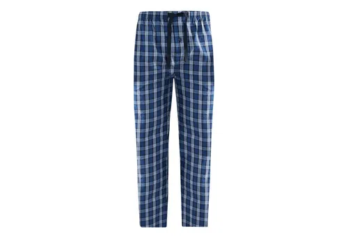 GÖTZBURG Pyjamahose Pure Cotton blau 50 - Klassische Pyjamahose aus 100% Baumwolle, weich und hautfreundlich. Mit Knopfleiste und elastischem Bund für optimalen Tragekomfort. Ideal für entspannte Nächte!