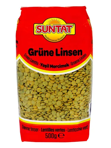 SUNTAT Grüne Linsen 500 g