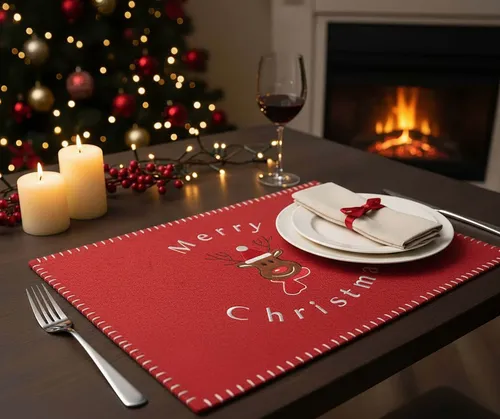 Tischsets Rot von KAMACA