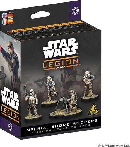 Star Wars Legion Imperial Shoretroopers - Spiel-Zubehör für strategische Erweiterungen - Erweitern Sie Ihre Galaktische Imperium Truppen mit den Imperial Shoretroopers. Diese Einheit sorgt für taktische Vielfalt und verstärkt Ihre Feuerkraft auf dem Schlachtfeld.